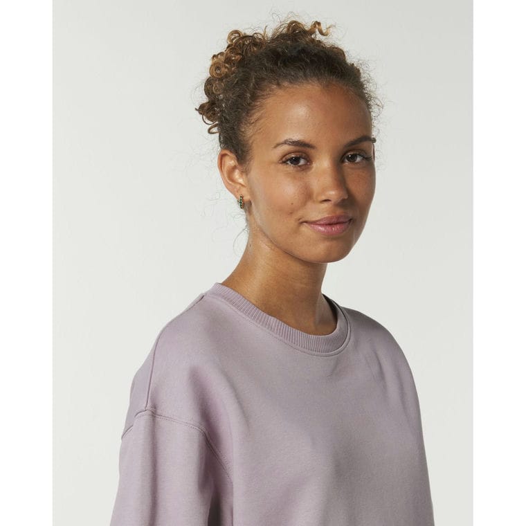 Bluză cu guler rotund Unisex Radder Lilac Petal S