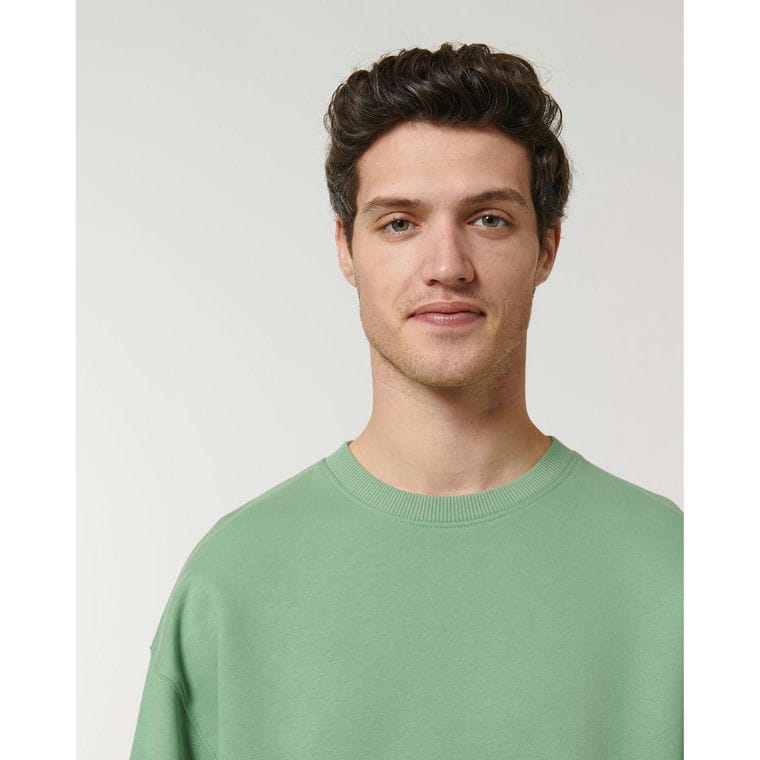 Bluză cu guler rotund Unisex Radder Dusty Mint S