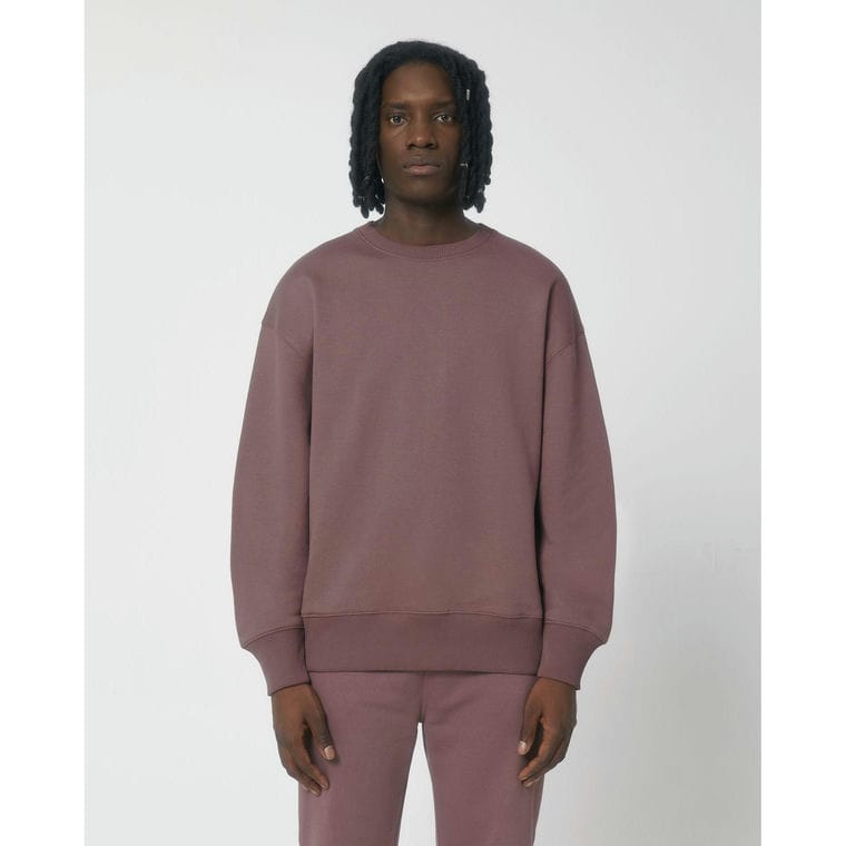 Bluză cu guler rotund Unisex Radder Kaffa Coffee XXL