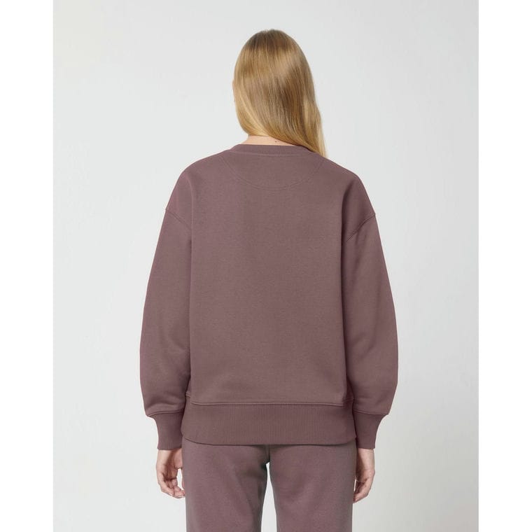 Bluză cu guler rotund Unisex Radder Kaffa Coffee XXL