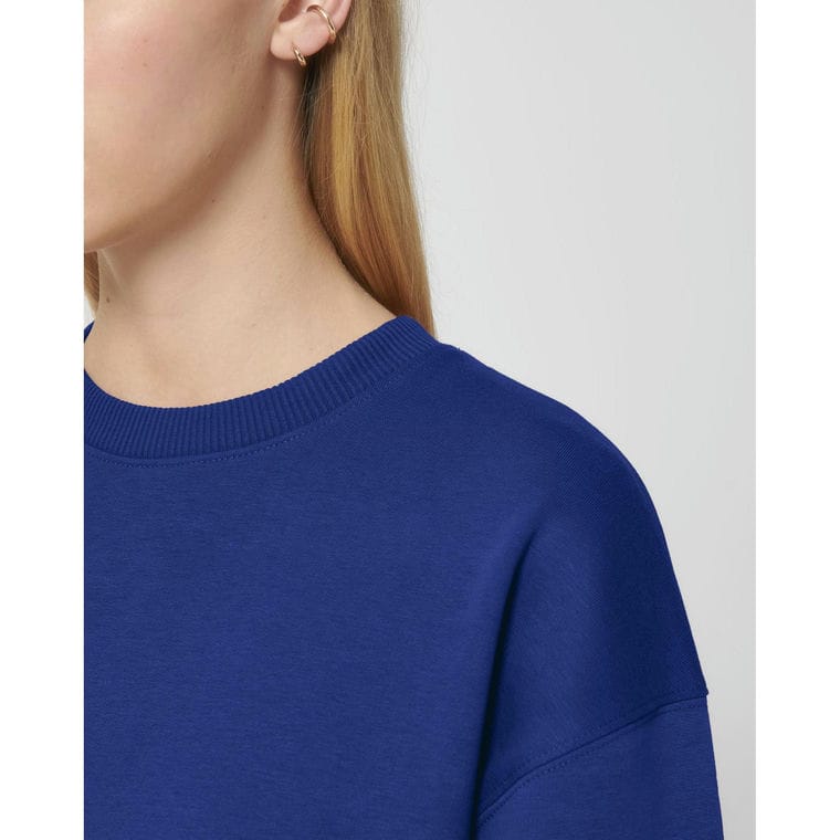 Bluză cu guler rotund Unisex Radder Worker Blue XXL