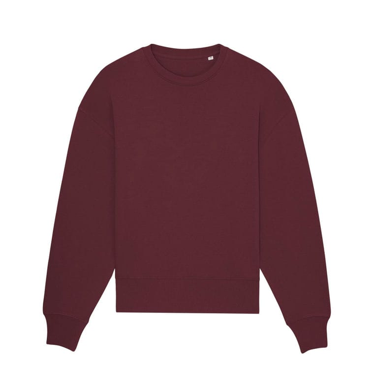 Bluză cu guler rotund Unisex Radder Burgundy XXL