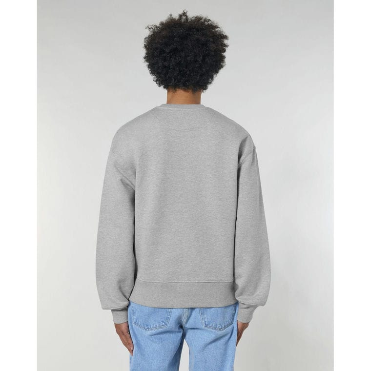 Bluză cu guler rotund Unisex Radder Heather Grey XXL