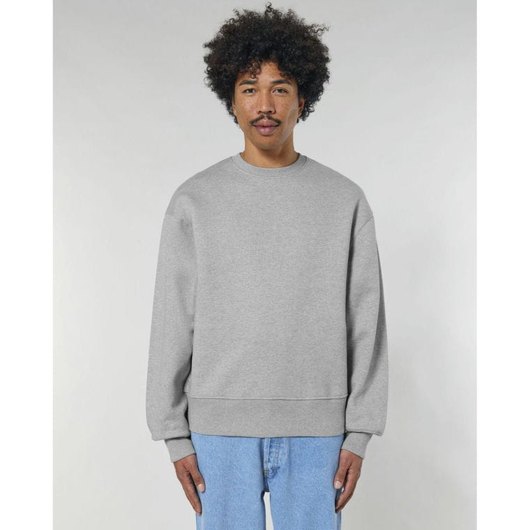 Bluză cu guler rotund Unisex Radder Heather Grey XXL