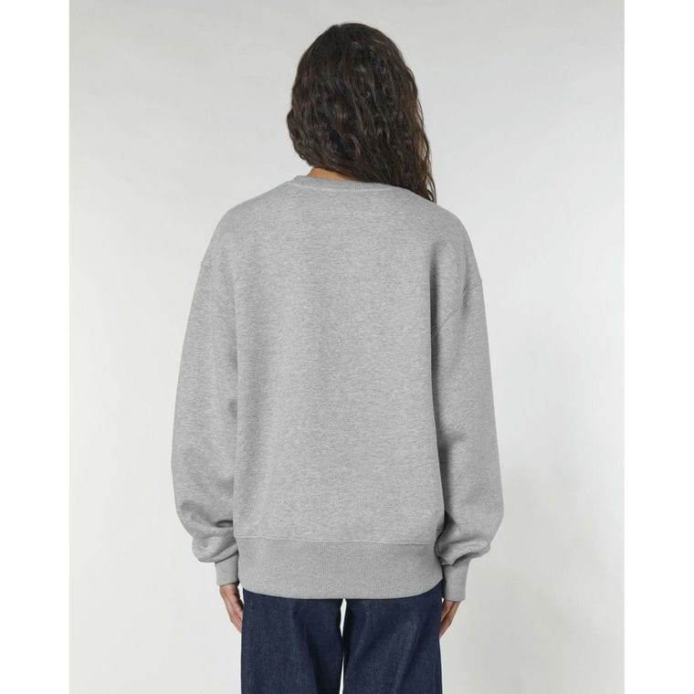 Bluză cu guler rotund Unisex Radder Heather Grey XXL