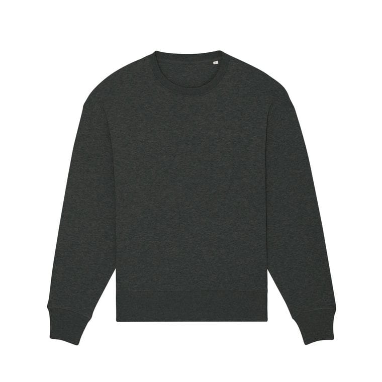 Bluză cu guler rotund Unisex Radder Dark Heather Grey