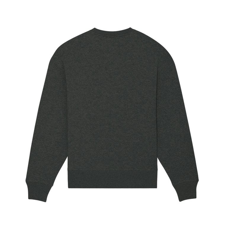 Bluză cu guler rotund Unisex Radder Dark Heather Grey XXL