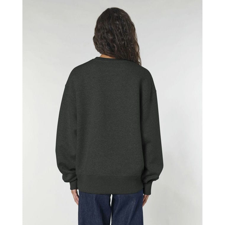 Bluză cu guler rotund Unisex Radder Dark Heather Grey XXL