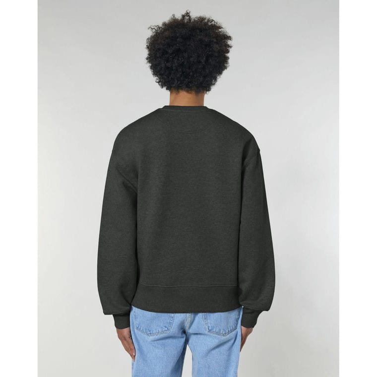 Bluză cu guler rotund Unisex Radder Dark Heather Grey XXL