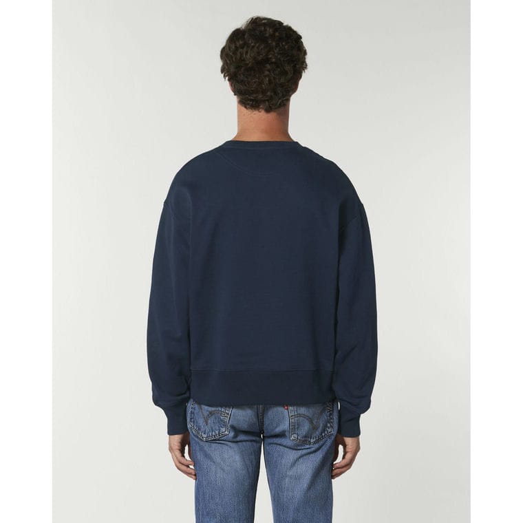 Bluză cu guler rotund Unisex Radder French Navy S