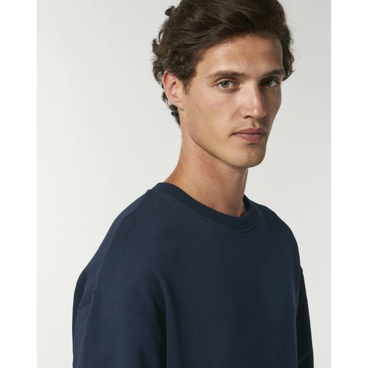 Bluză cu guler rotund Unisex Radder French Navy S