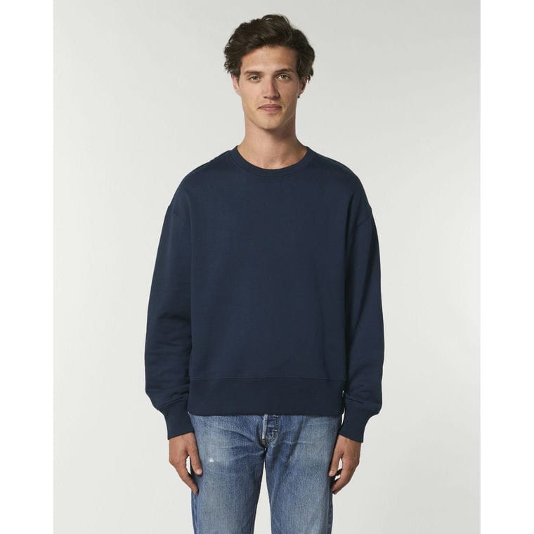 Bluză cu guler rotund Unisex Radder French Navy S