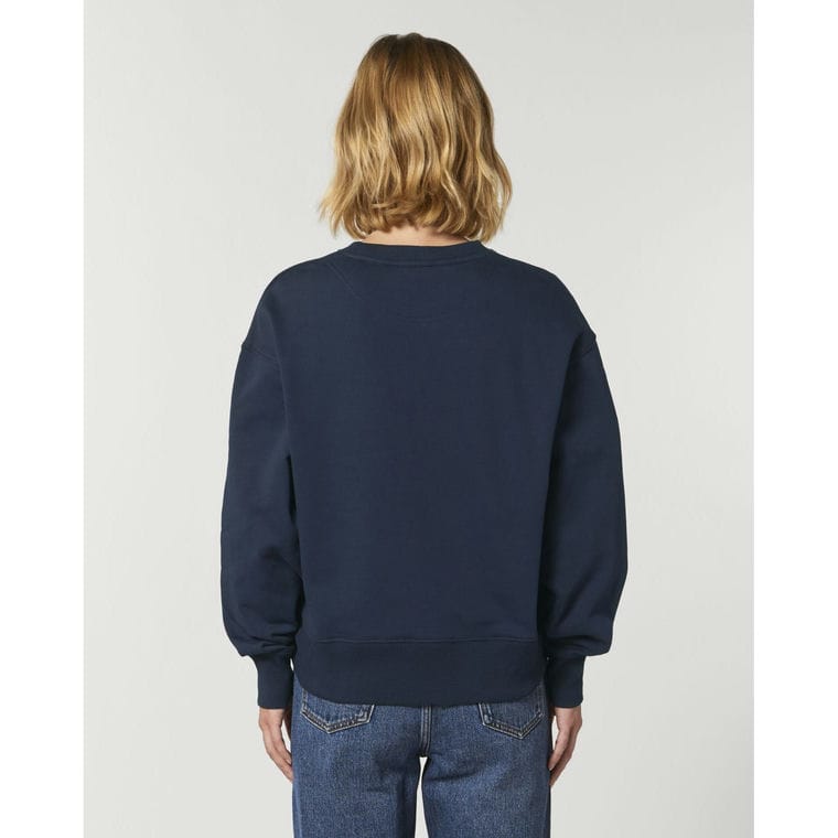 Bluză cu guler rotund Unisex Radder French Navy S