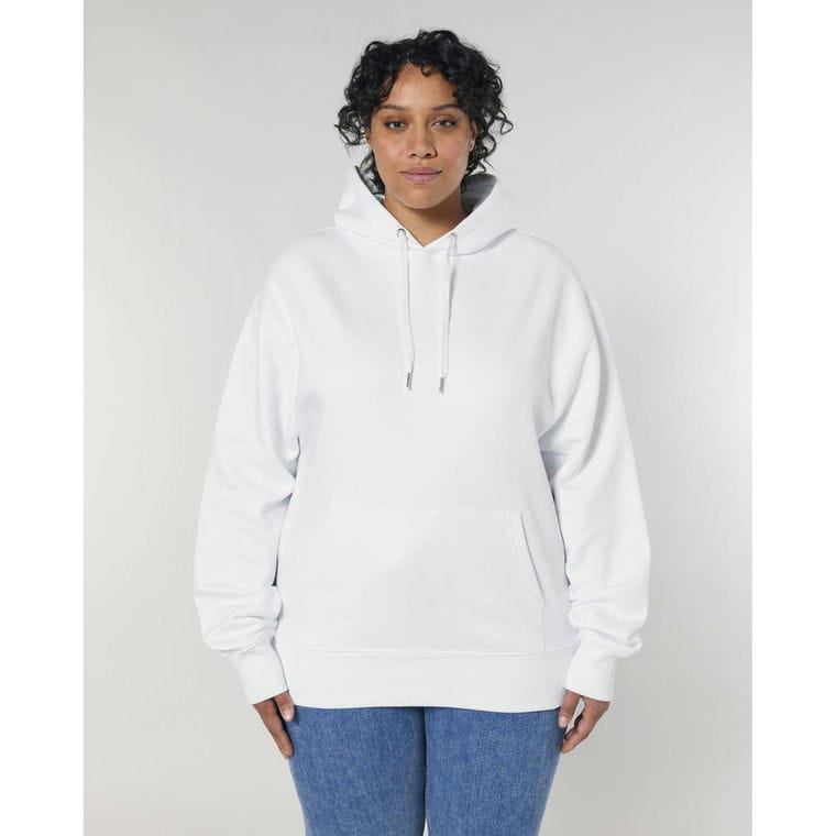 Hanorac cu glugă Unisex Slammer White 3XL