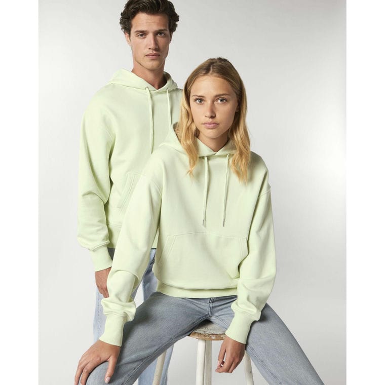 Hanorac cu glugă Unisex Slammer Stem Green M