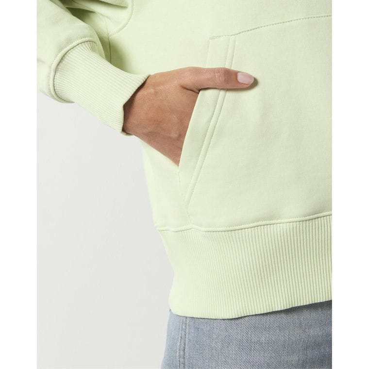 Hanorac cu glugă Unisex Slammer Stem Green M