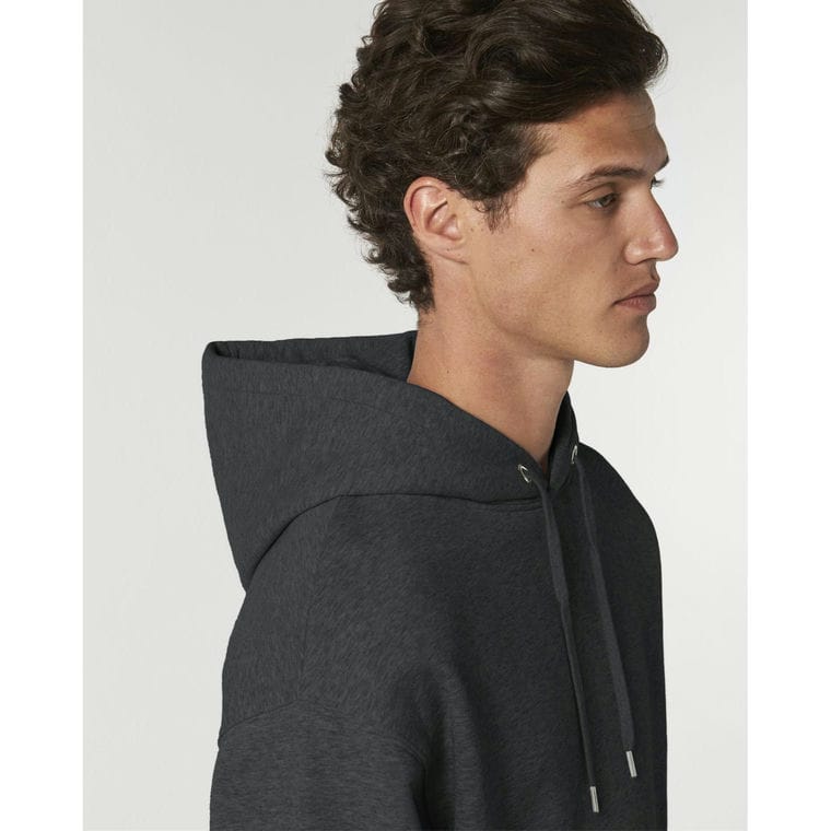 Hanorac cu glugă Unisex Slammer Dark Heather Grey 2XS