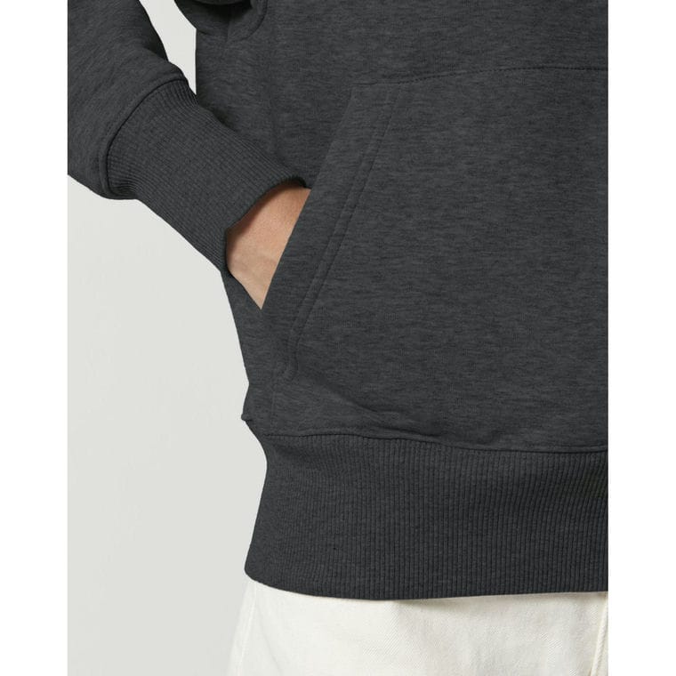 Hanorac cu glugă Unisex Slammer Dark Heather Grey 2XS