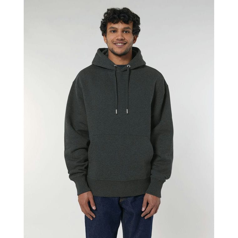 Hanorac cu glugă Unisex Slammer Dark Heather Grey 2XS