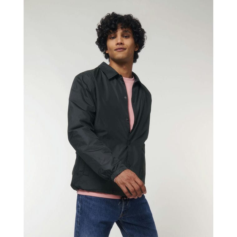 Jachetă necăptușită Unisex Coacher  Black 2XS