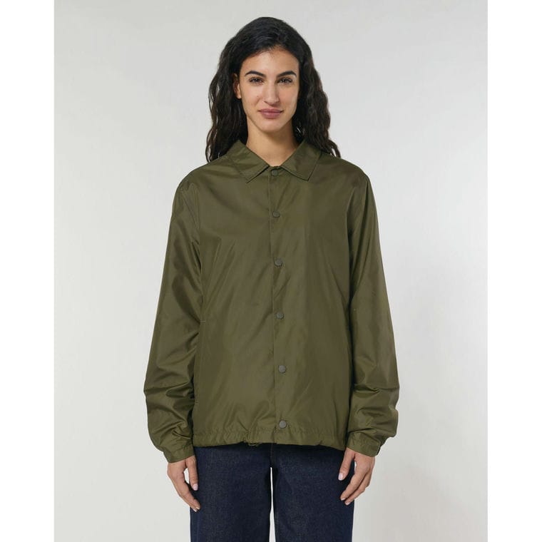 Jachetă necăptușită Unisex Coacher  British Khaki M