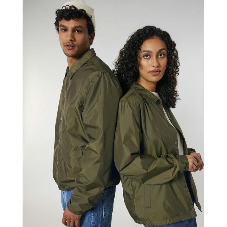 Jachetă necăptușită Unisex Coacher  British Khaki M