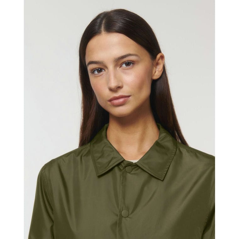 Jachetă necăptușită Unisex Coacher  British Khaki M