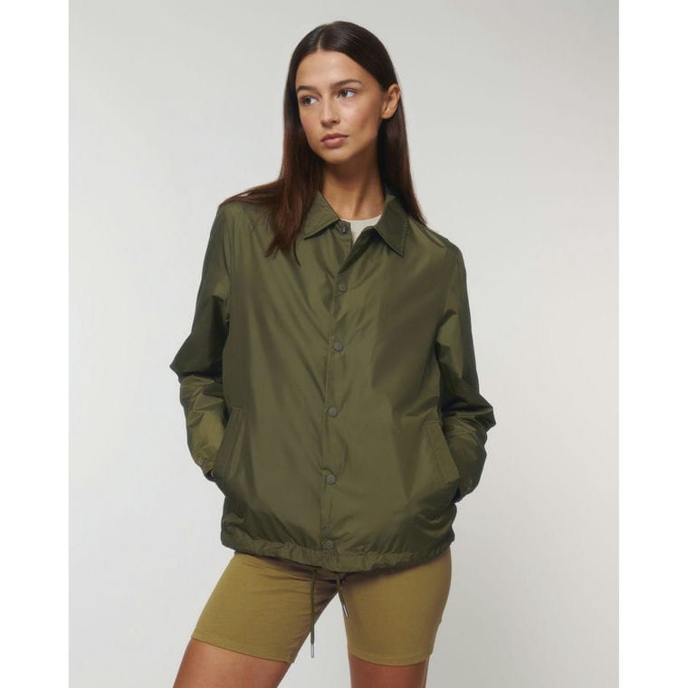 Jachetă necăptușită Unisex Coacher  British Khaki M