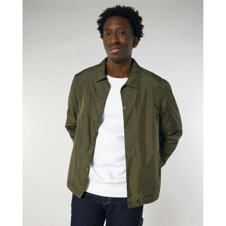 Jachetă necăptușită Unisex Coacher  British Khaki M