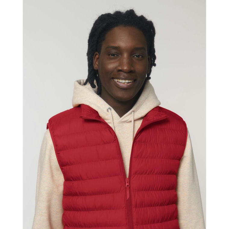Vestă căptușită pentru bărbați Stanley Climber Red XL