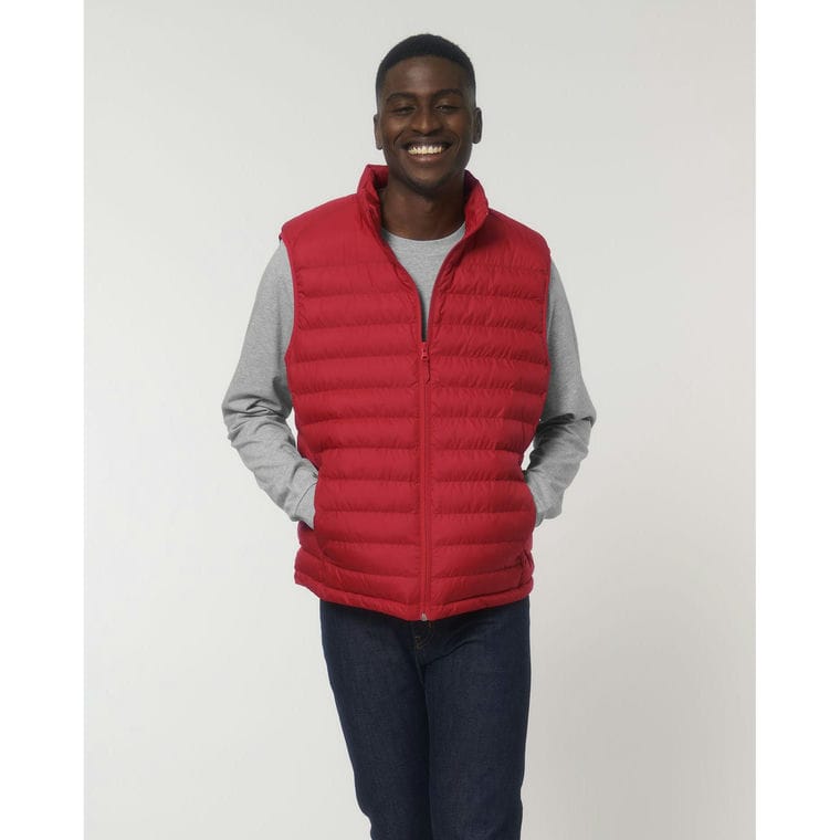 Vestă căptușită pentru bărbați Stanley Climber Red XL