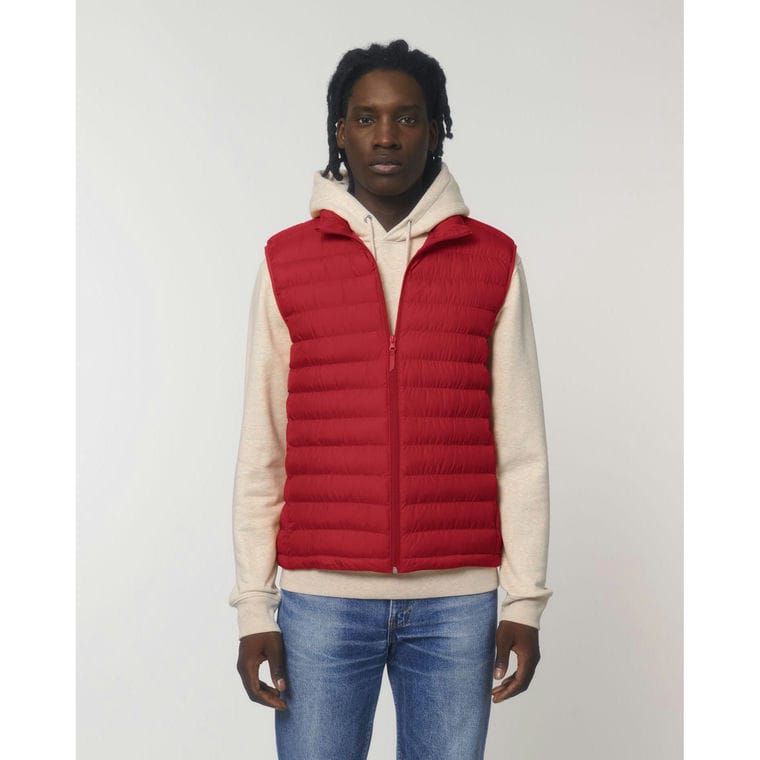 Vestă căptușită pentru bărbați Stanley Climber Red XL