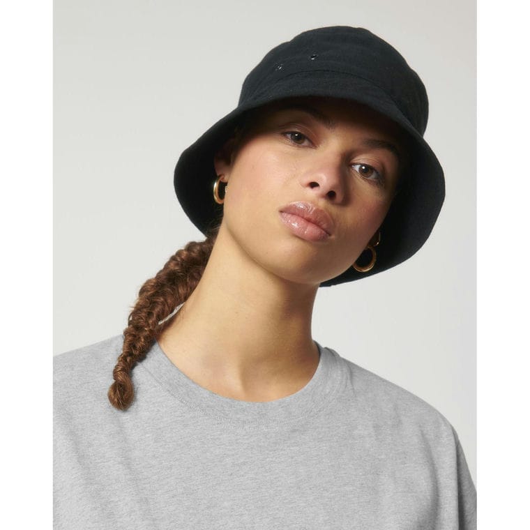 Pălărie Unisex Bucket  Black M-L