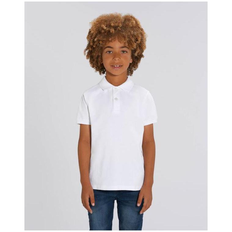 Tricou pentru copii Polo Mini Sprinter White 7 - 8 ani