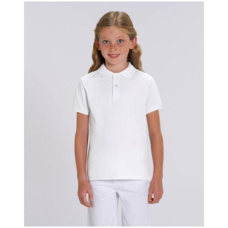 Tricou pentru copii Polo Mini Sprinter White 7 - 8 ani