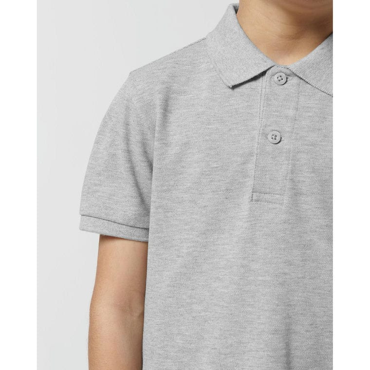 Tricou pentru copii Polo Mini Sprinter Heather Grey 12 - 14 ani
