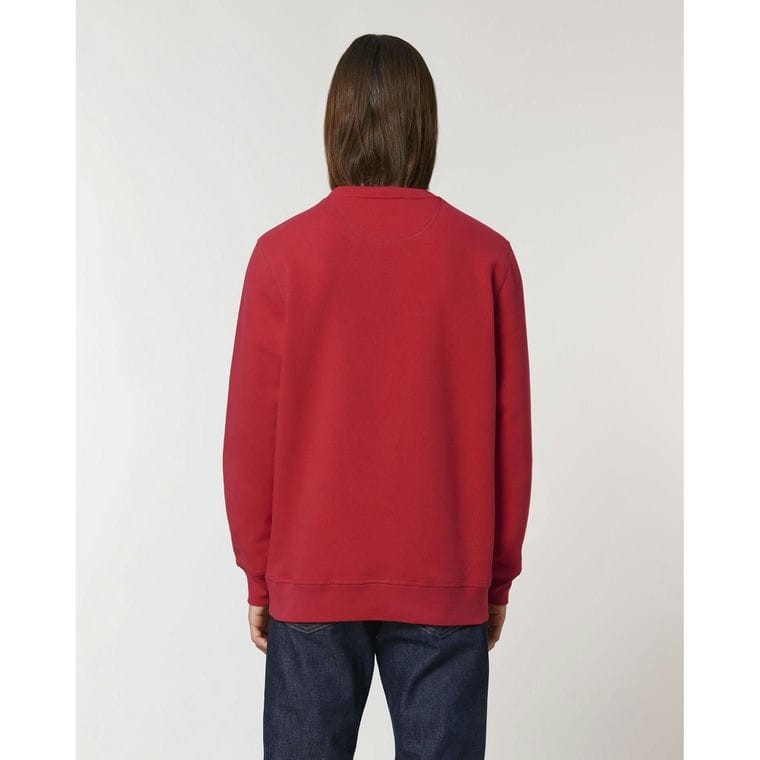 Bluză cu guler rotund Unisex Roller Red XXL