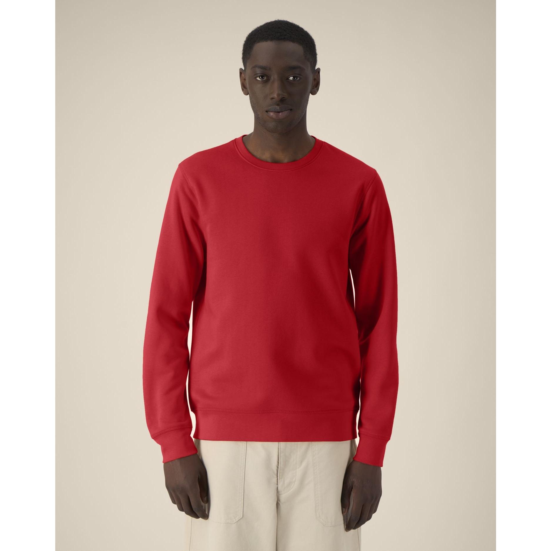 Bluză cu guler rotund Unisex Roller Red 2XS