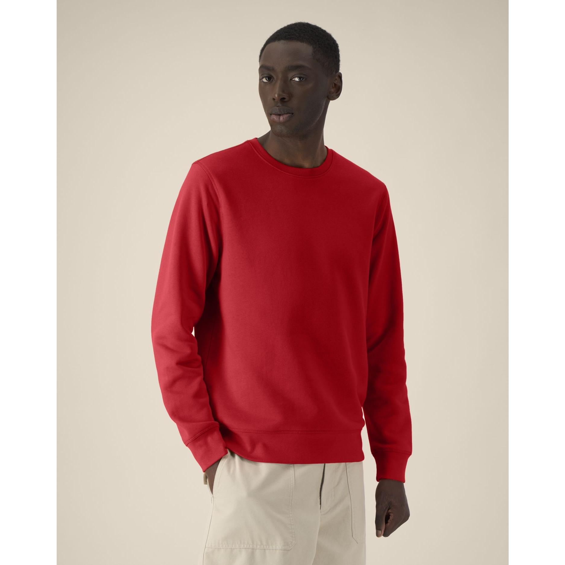 Bluză cu guler rotund Unisex Roller Red 2XS
