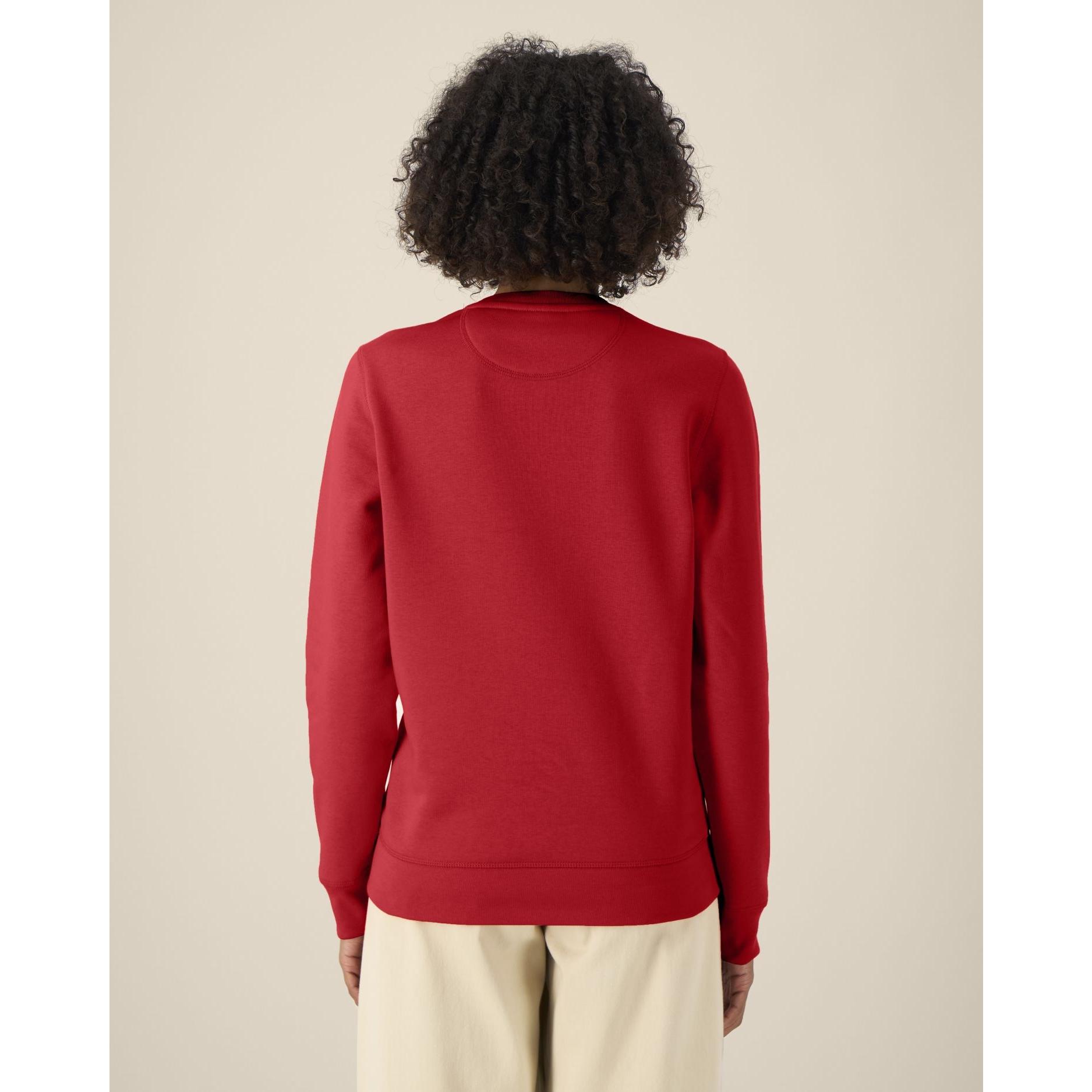 Bluză cu guler rotund Unisex Roller Red 2XS