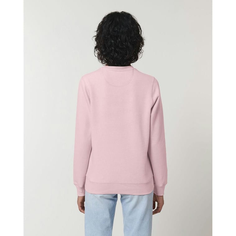 Bluză cu guler rotund Unisex Roller Cotton Pink L