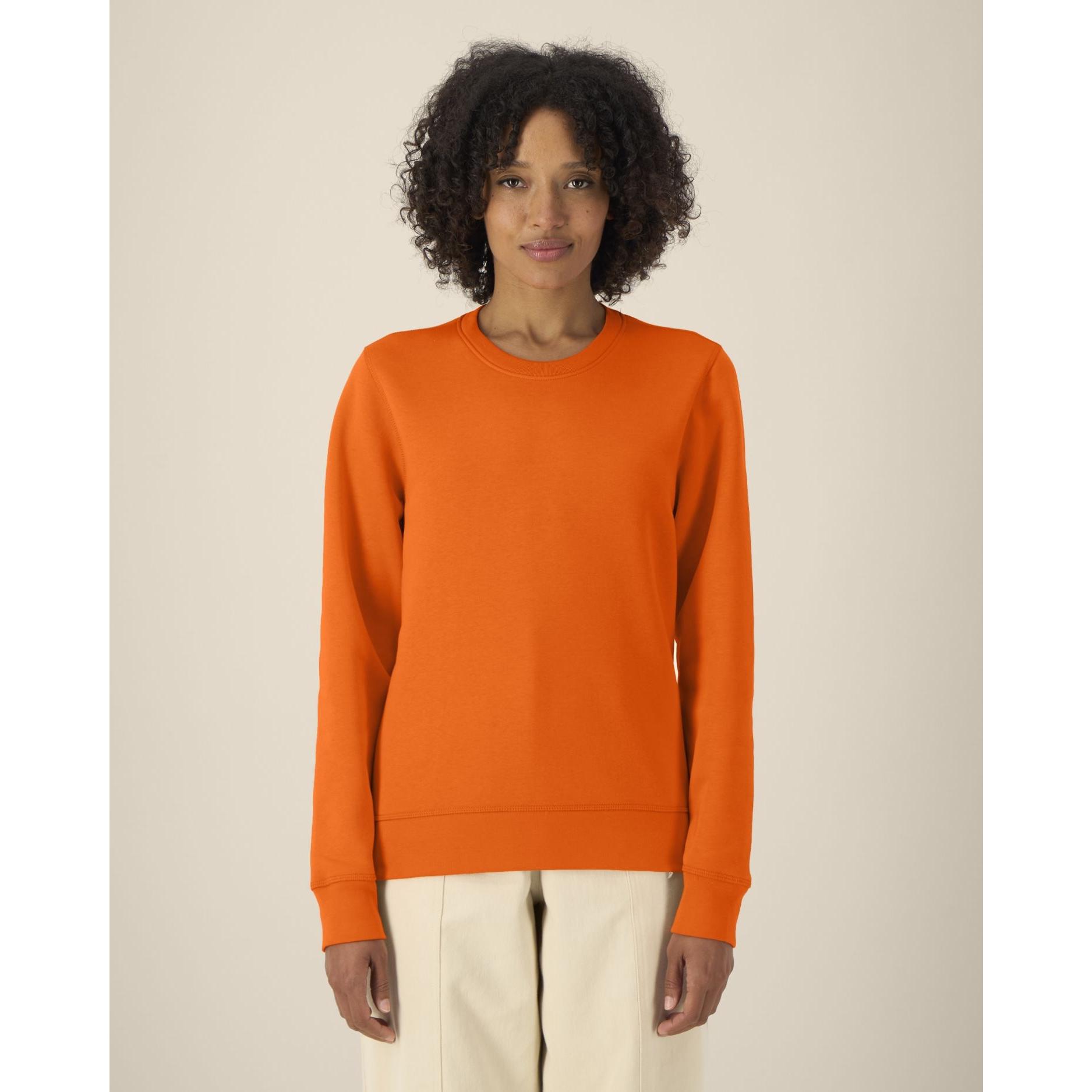 Bluză cu guler rotund Unisex Roller Bright Orange L