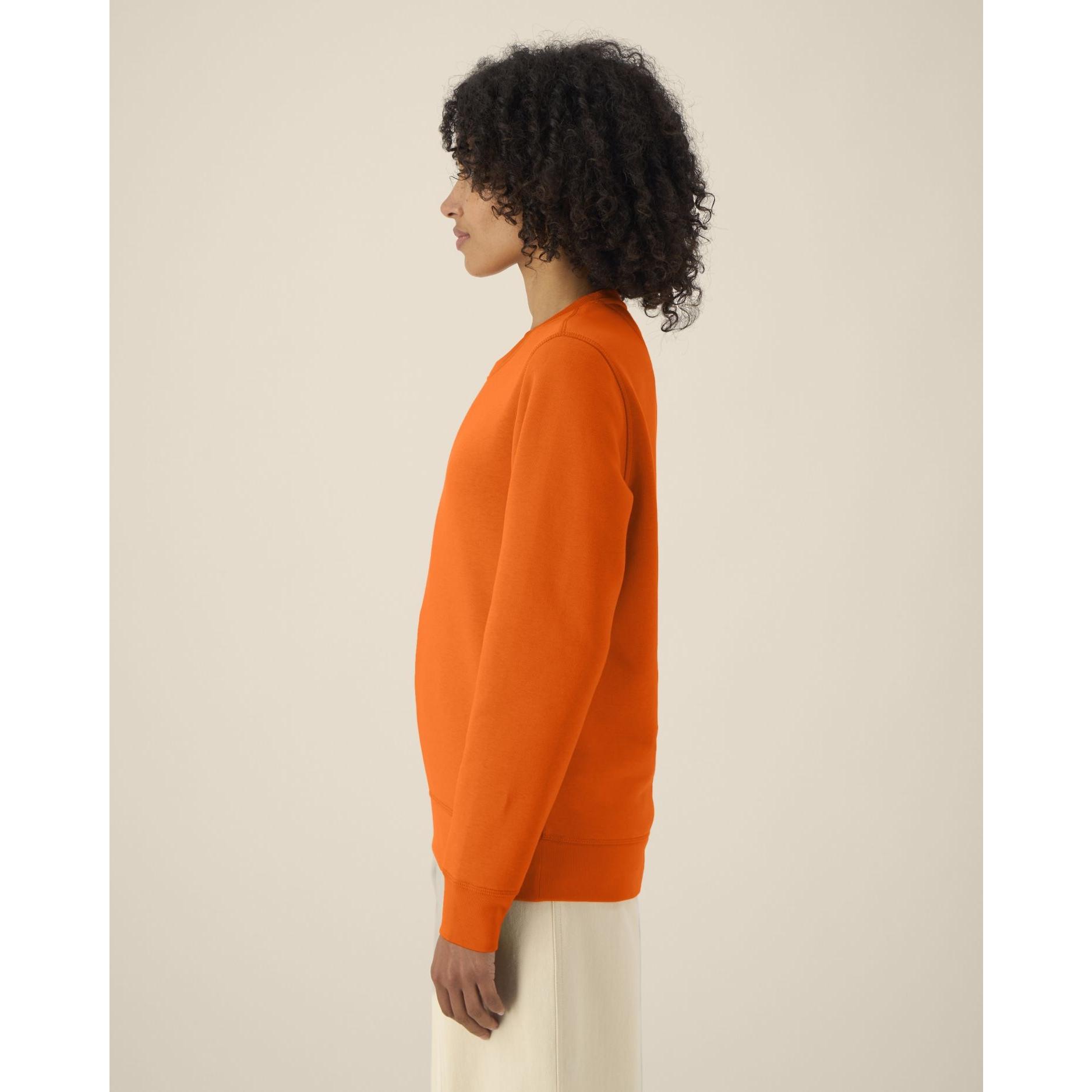 Bluză cu guler rotund Unisex Roller Bright Orange L