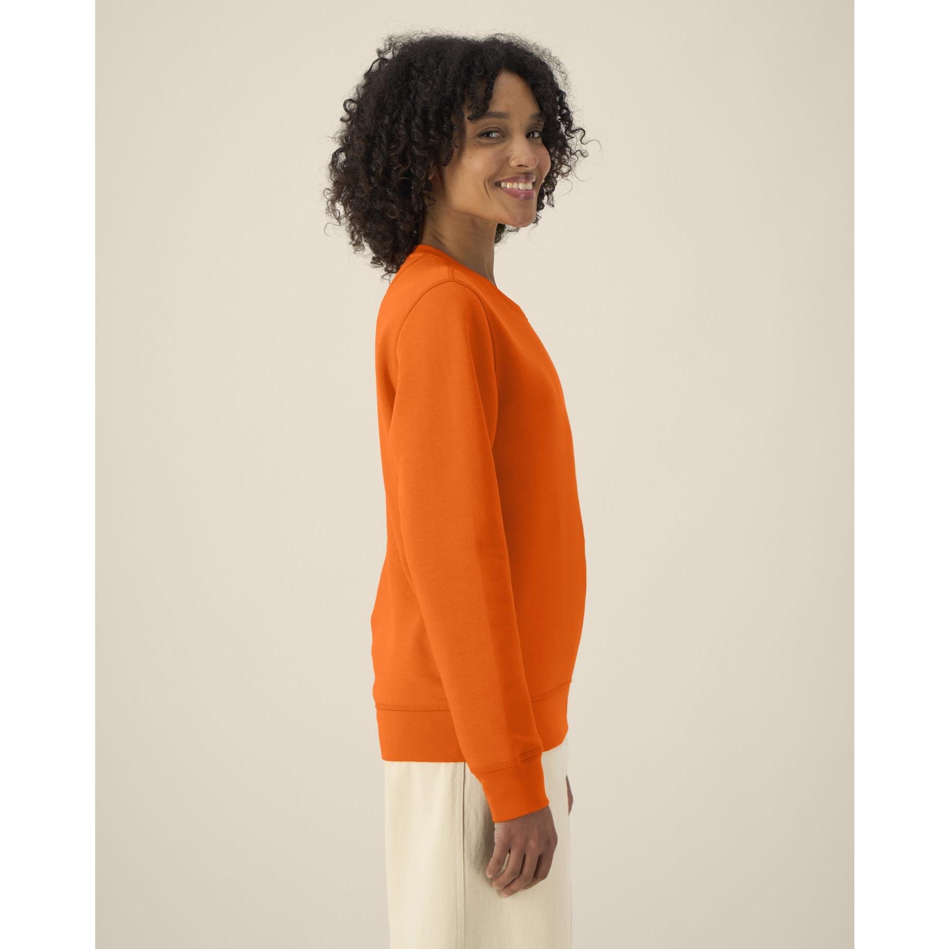 Bluză cu guler rotund Unisex Roller Bright Orange L