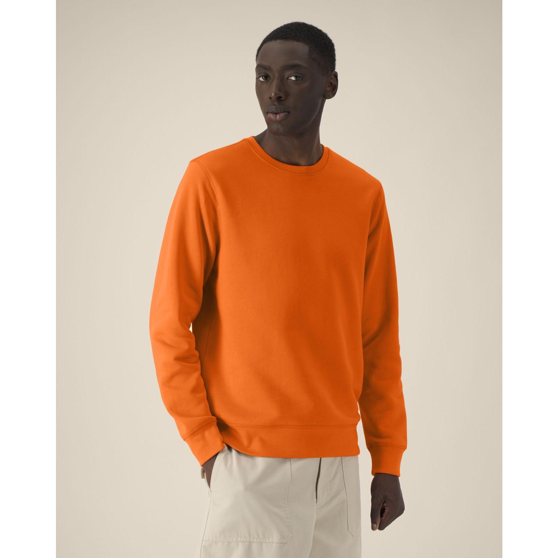 Bluză cu guler rotund Unisex Roller Bright Orange L