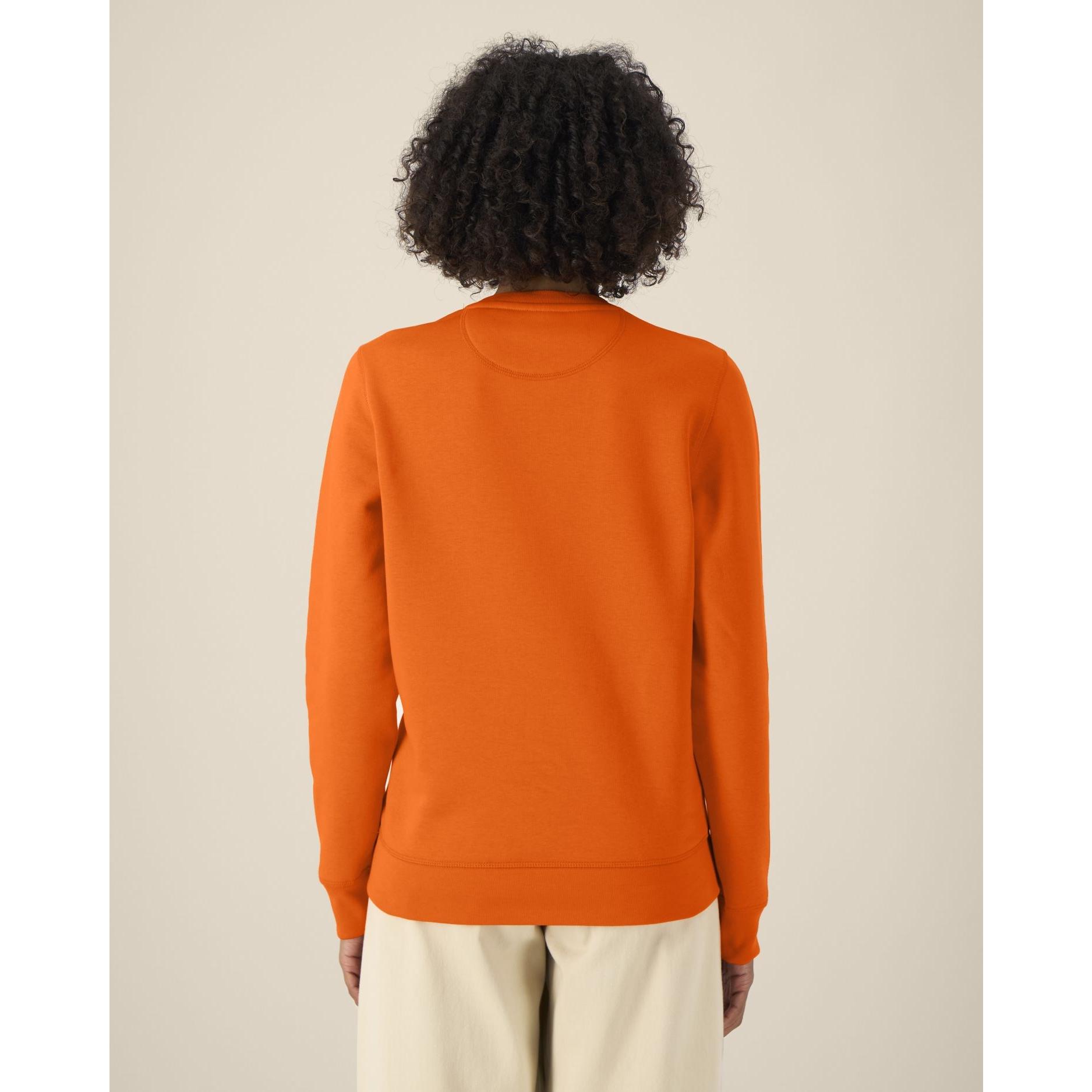 Bluză cu guler rotund Unisex Roller Bright Orange L