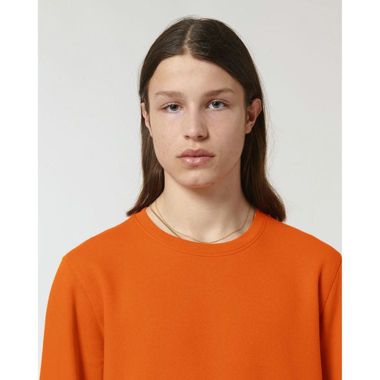 Bluză cu guler rotund Unisex Roller Bright Orange XXL