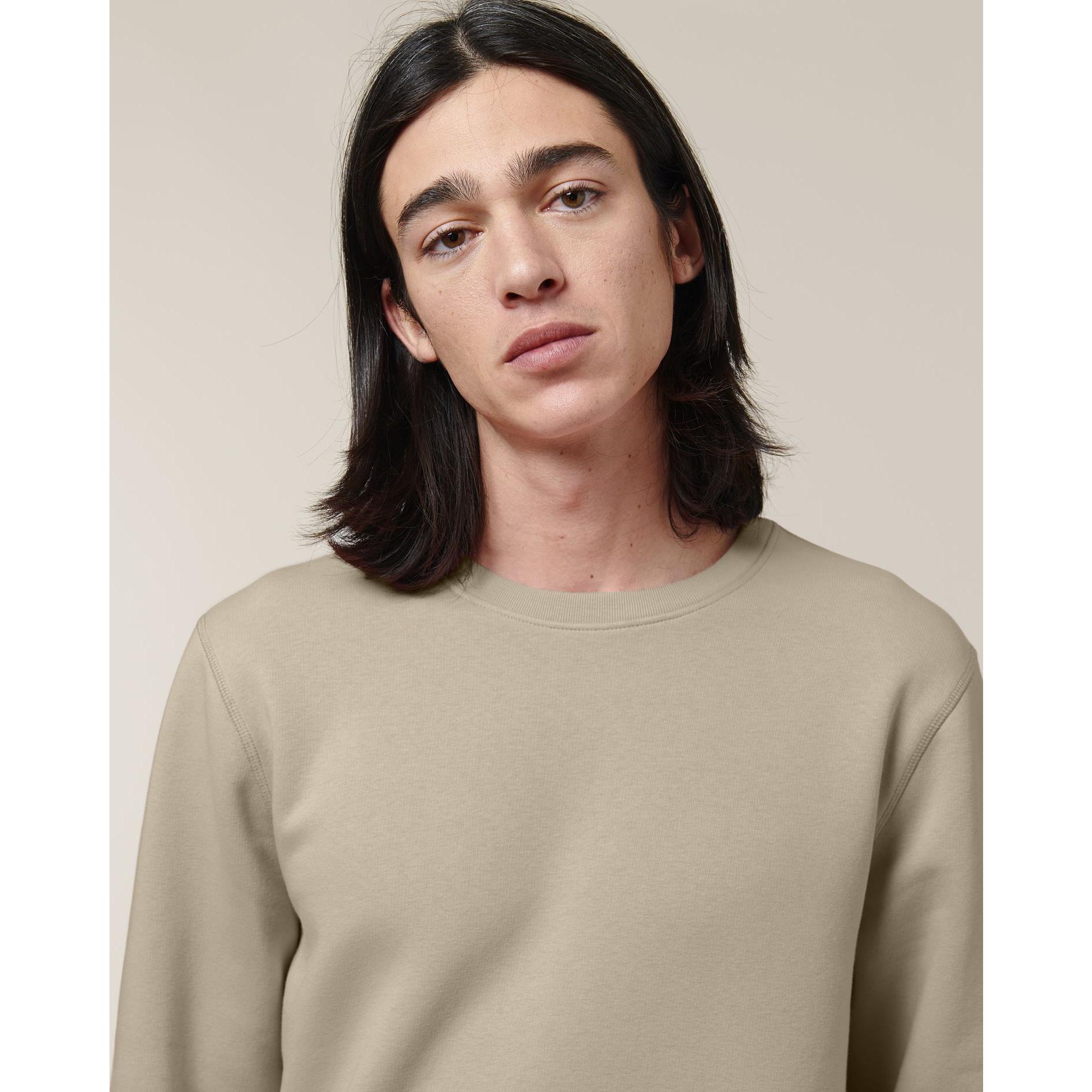 Bluză cu guler rotund Unisex Roller Desert Dust L
