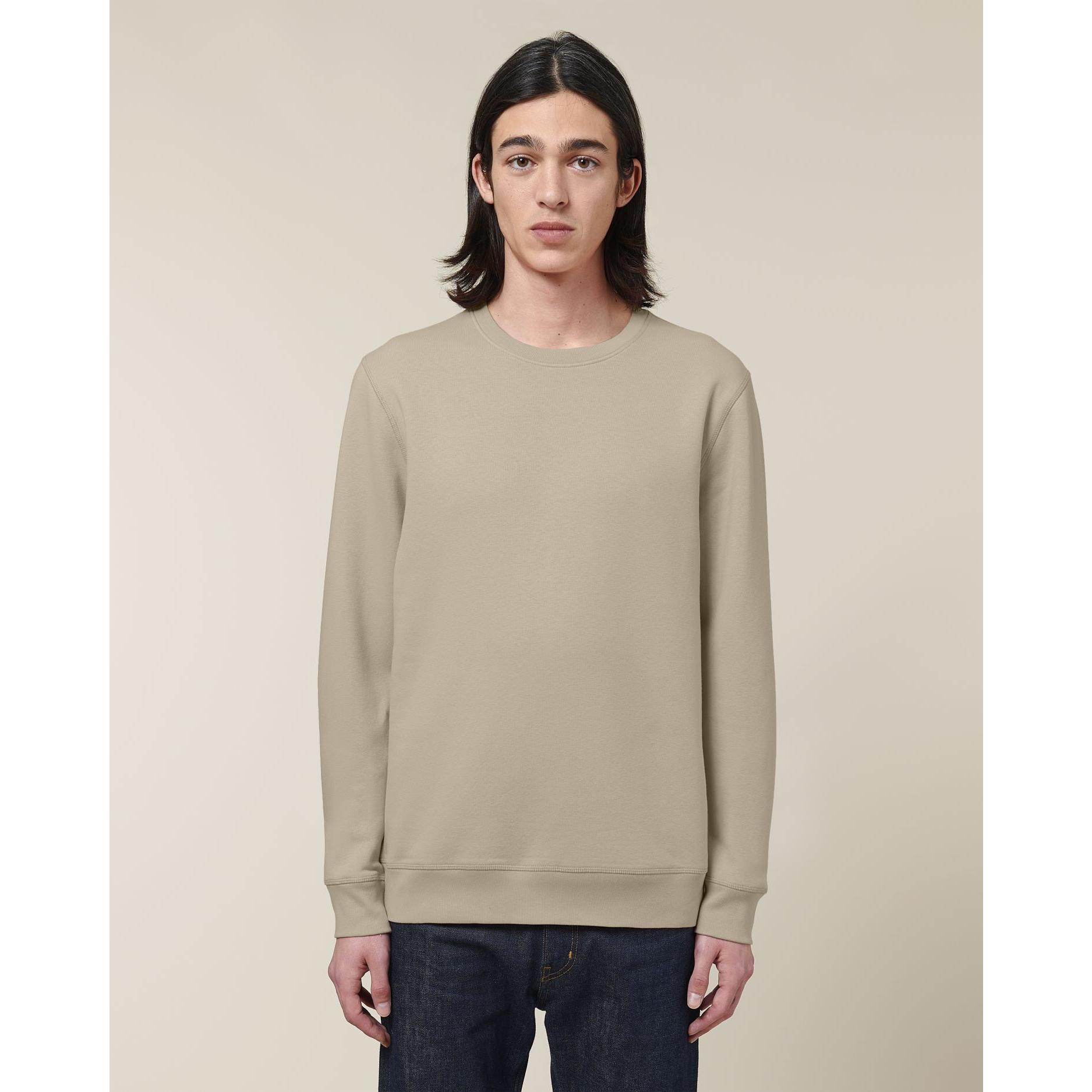 Bluză cu guler rotund Unisex Roller Desert Dust L