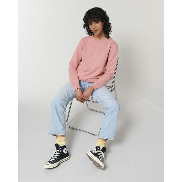 Bluză cu guler rotund Unisex Roller Canyon Pink L